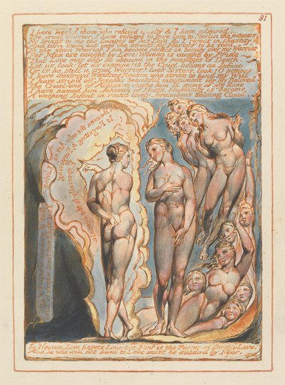 Jeruzalem, Plaat 81 door William Blake